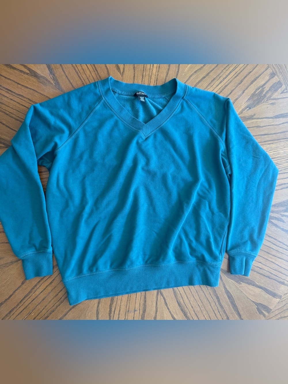 Buffalo David Bitton Teal V-Neck Pullover